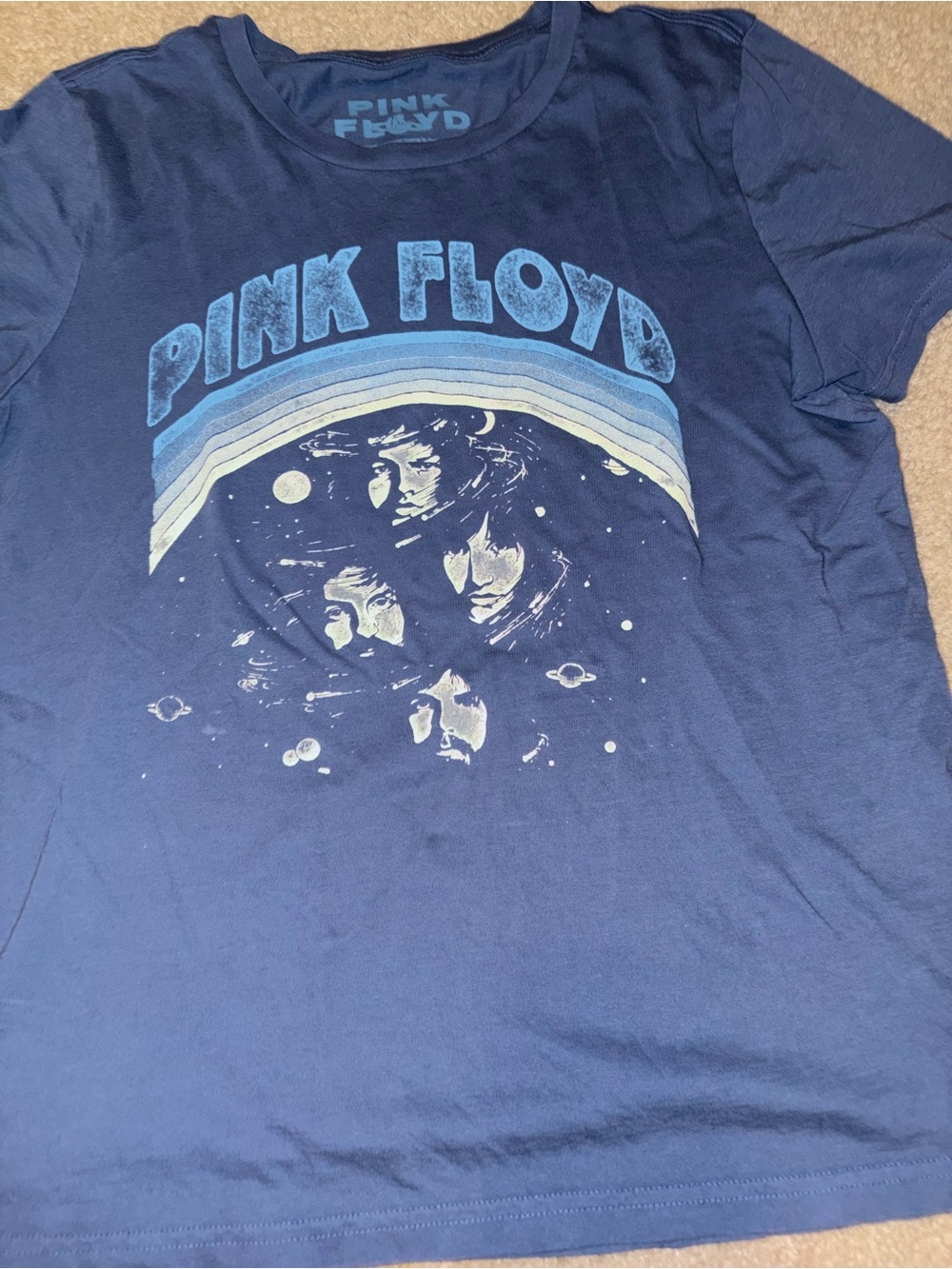 Lucky Brand Pink Floyd Another Brick In The Wall Graphic T Shirt Band Tee Medium